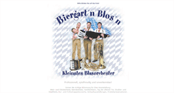 Desktop Screenshot of biergartn-blosn.de
